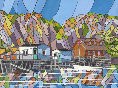 Quidi Vidi Abstracted print